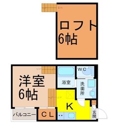 鳴海駅 徒歩5分 1階の物件間取画像